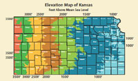 elevation map